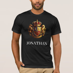 Royal Crest Gold – Majestic Prestige with Identity T-Shirt