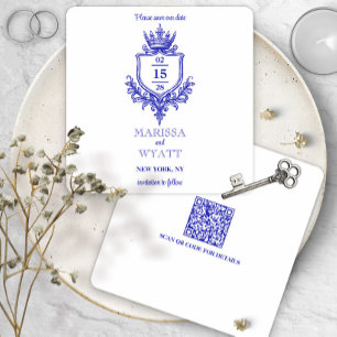 Royal Crest w/ Crown Mediaeval or Fantasy Save The Date