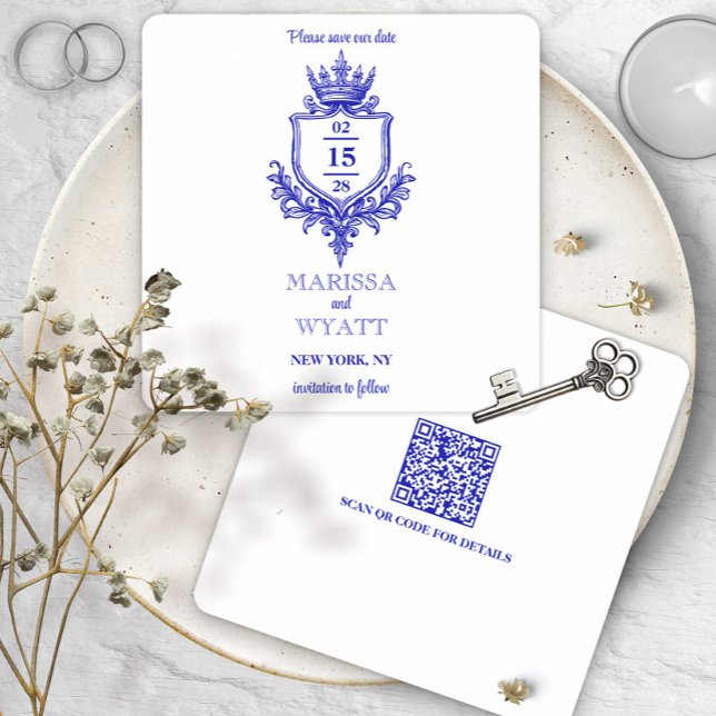 Royal Crest w/ Crown Mediaeval or Fantasy Save The Date (Creator Uploaded)