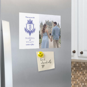 Royal Crest w/ Crown Medieval Magnetic Card