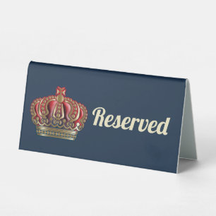 Royal Cross Crown - Gold Blue Red