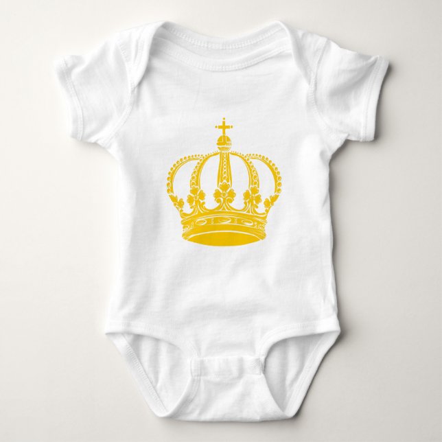 Royal Crown 02 - Amber Baby Bodysuit (Front)
