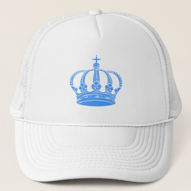 Royal Crown 02 - Baby Blue Trucker Hat (Front)