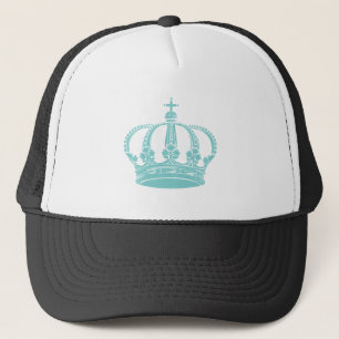 Royal Crown 02 - Light Blue Green Trucker Hat