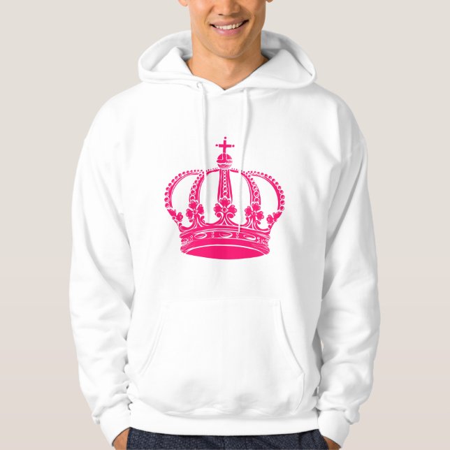 Royal Crown 02 - Neon Red Hoodie (Front)