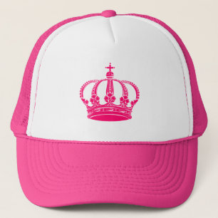 Royal Crown 02 - Neon Red Trucker Hat