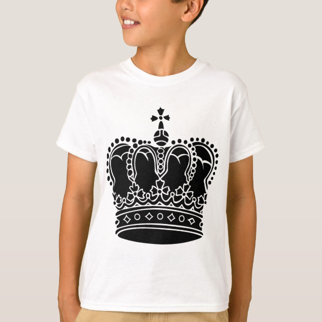 Royal Crown - Black T-Shirt (Front)