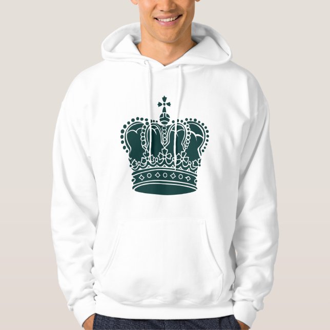 Royal Crown - Dark Green Hoodie (Front)