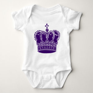 Royal Crown - Deep Purple Baby Bodysuit
