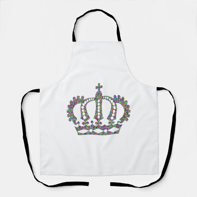 Royal Crown in patterns  Apron (Front)