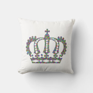 Royal Crown in patterns Cushion