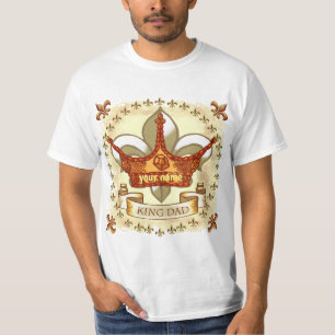 Royal Crown King Dad  custom t-shirt