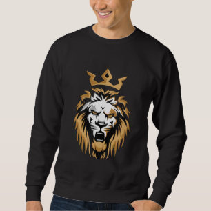 Royal Crown Lion Black Sweatshirt