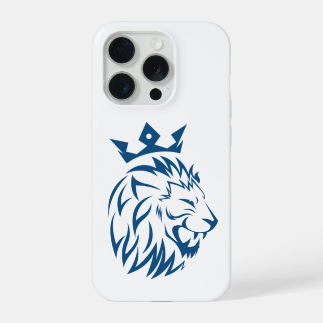 Royal Crown Lion iPhone 15 Pro Max Case (Back)
