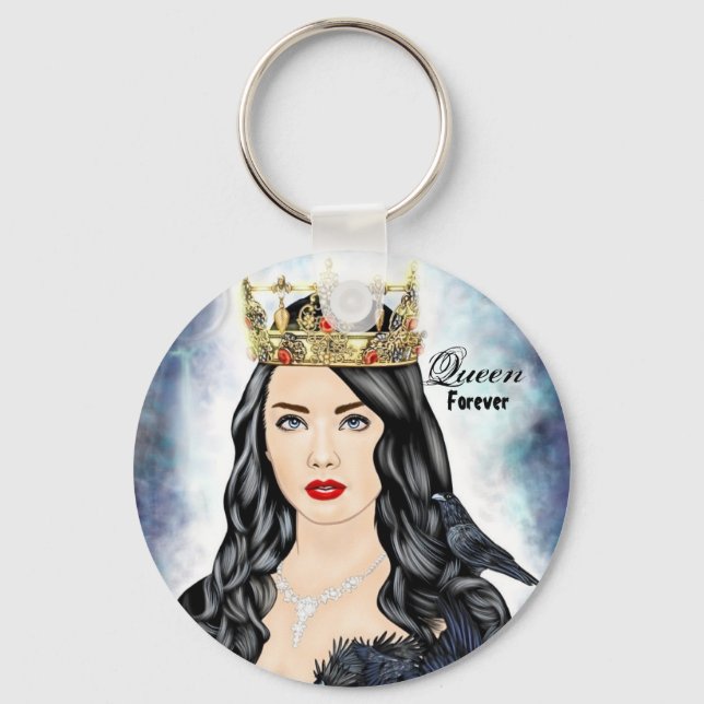 Royal Crown, Queen Forever Keychain (Front)