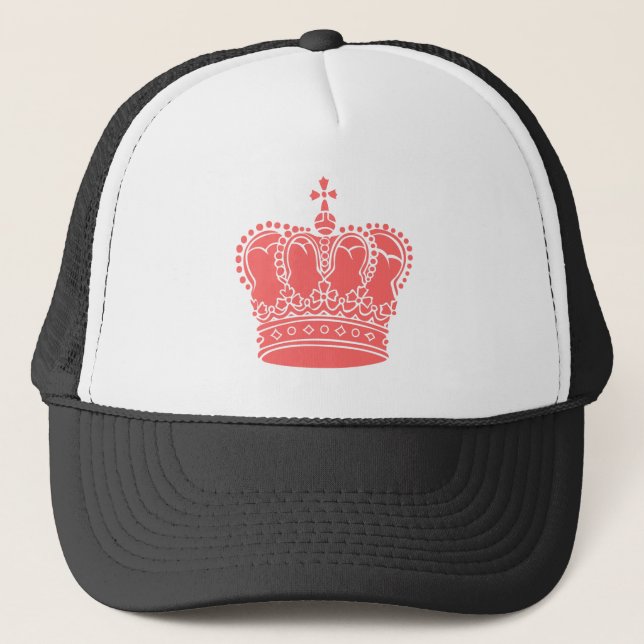 Royal Crown - Tropical Pink Trucker Hat (Front)
