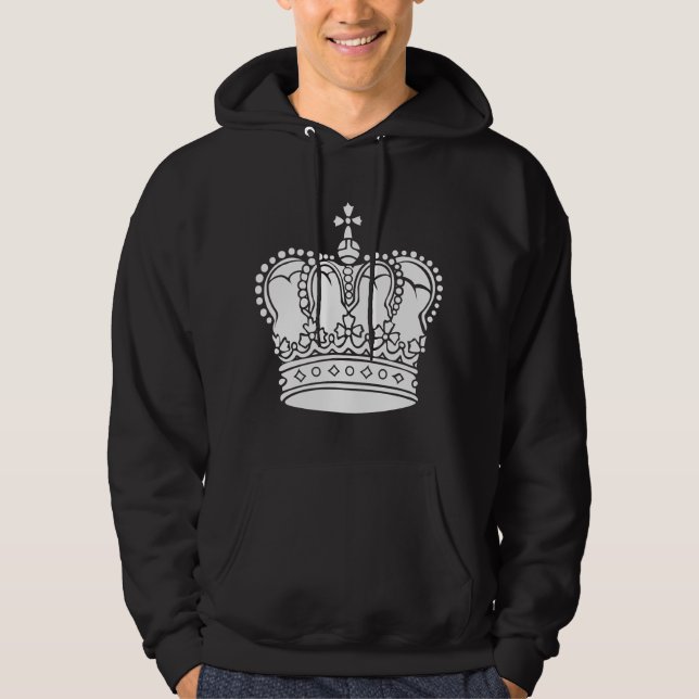 Royal Crown - white Hoodie (Front)
