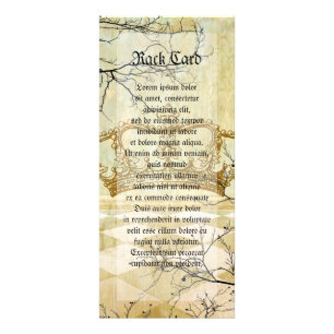 Royal Crown with Branches Rack Card