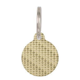 Royal Crowns of Gold Pet Tag