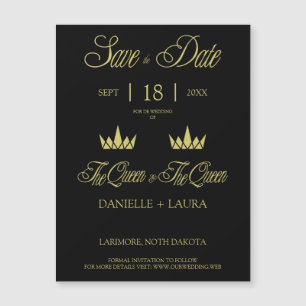 Royal Crowns Two Queen for Lesbian Wedding