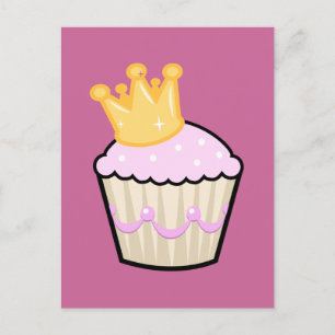 Royal Cupcake Postcard