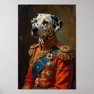 Royal Dalmatian Portrait Poster