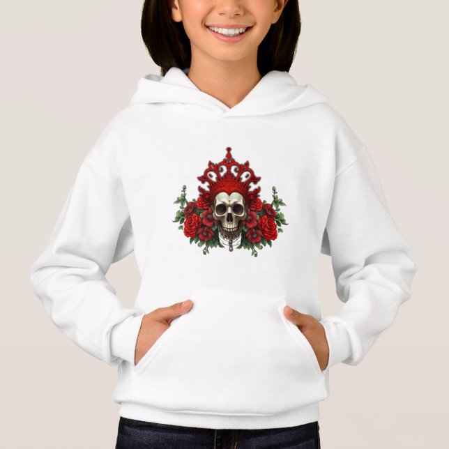 Royal darkness, a gothic heart and skull.  (Front)