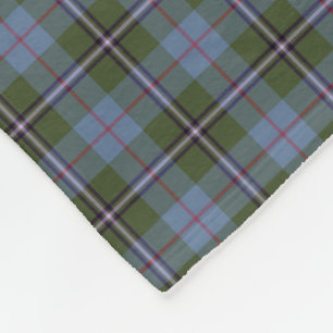 Royal Deeside Scotland District Tartan Fleece Blanket