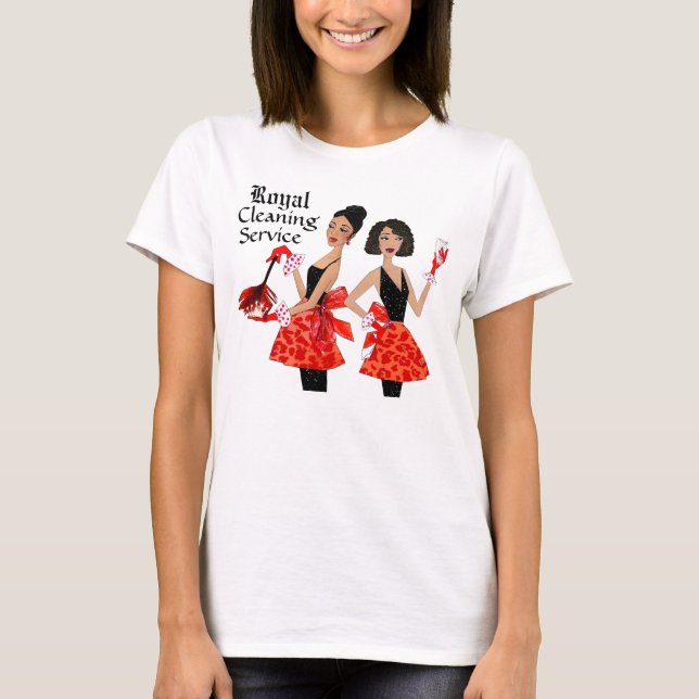 "Royal" DIVA Cleaning Service T-Shirts (Front)