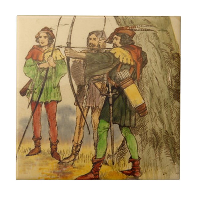 Royal Doulton Robin Hood Vintage Tile Design (Front)