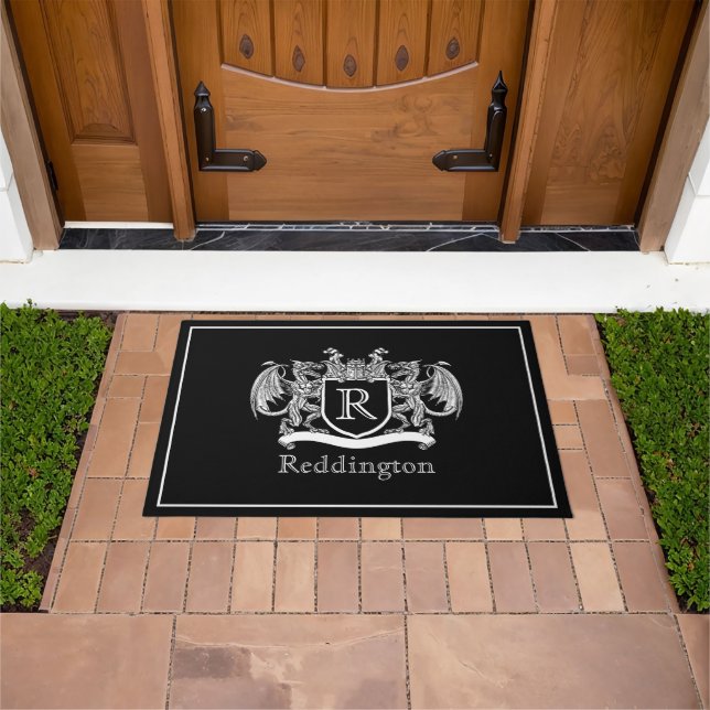 Royal Dragon Crest Doormat (Outdoor)