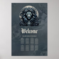Royal elegance, a majestic gaze ornate lion's head