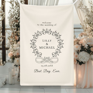 Royal, Elegant, "Best-Day-Ever" Wedding Banner
