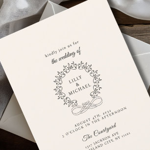 Royal, Elegant, Wedding Invitation
