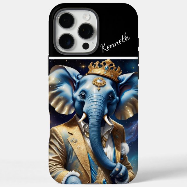 Royal Elephant Under The Stars Case-Mate iPhone Case (Back)
