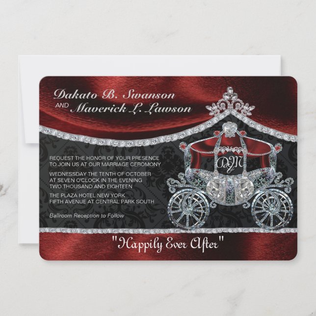 Royal Fairytale Invitation (Front)