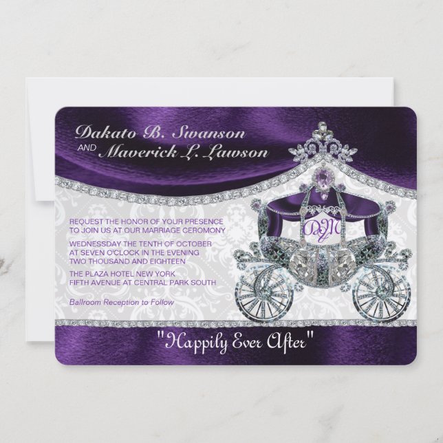 Royal Fairytale Invitation (Front)