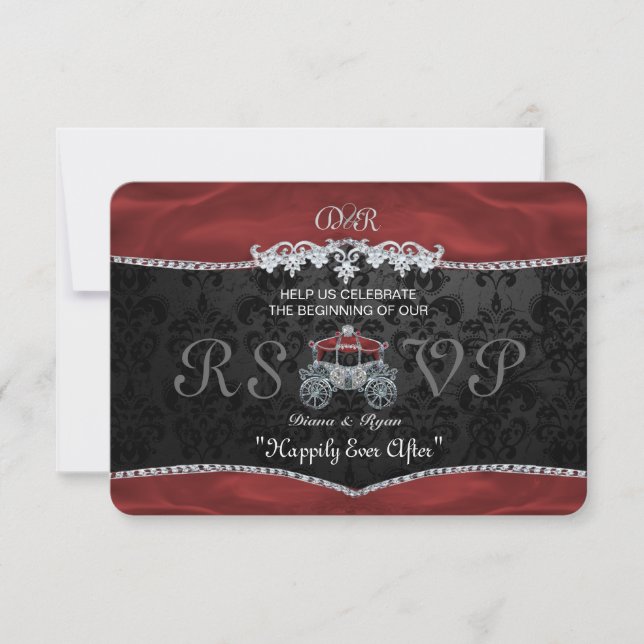 Royal Fairytale RSVP Card (Front)
