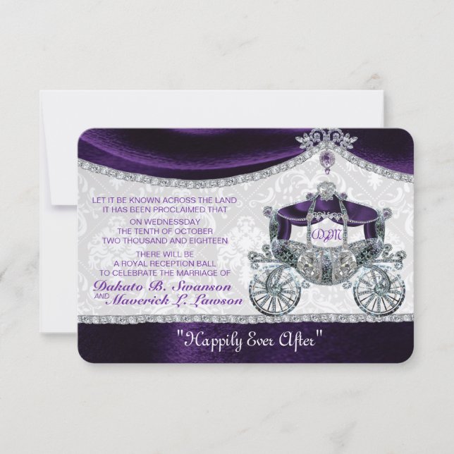 Royal Fairytale Save the Date (Front)