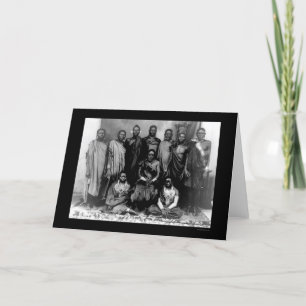 Royal Family in Kenya 1909 Card