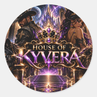 Royal Fantasy Kingdom of House of Kyvera Classic Round Sticker