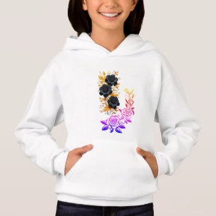 Royal Fashion Floral Girls' Hoodie