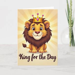 Royal Feline Fathers Day Card