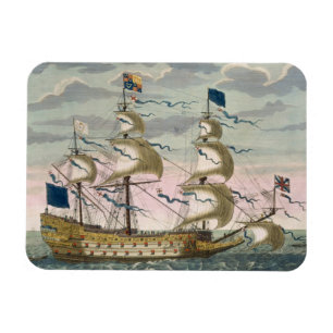 Royal (flagship) of the English fleet, flying the Magnet