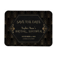 Royal Fleur-de-lis Gold Great Gatsby Bridal Shower