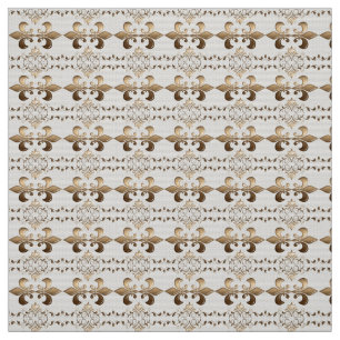 Royal, Fleur de Lis  pattern Fabric