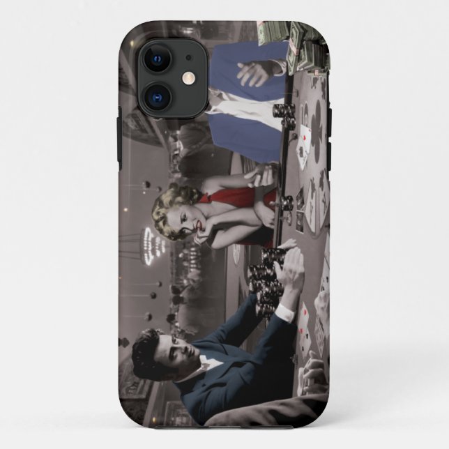 Royal Flush Case-Mate iPhone Case (Back)