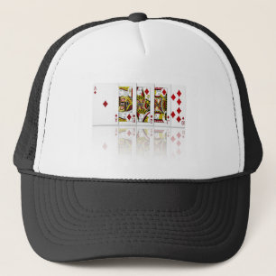 Royal Flush Diamonds Trucker Hat