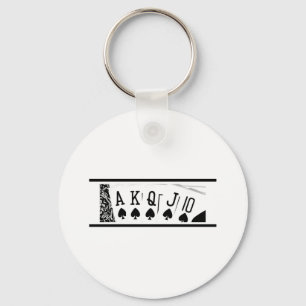 Royal Flush Key Ring