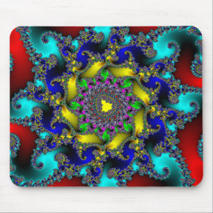 Royal Fractal Mouse Pad
